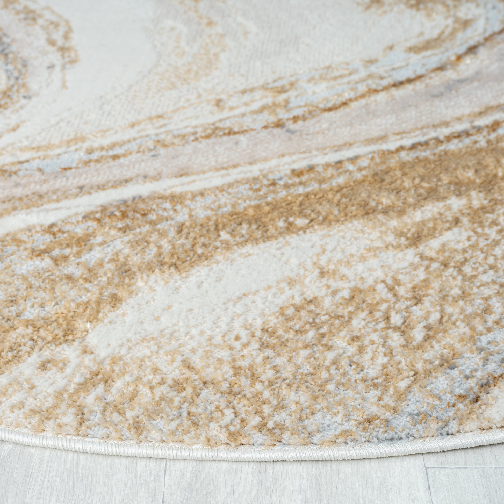 Astana 184 Sand Modern Round Rug Saray Rugs