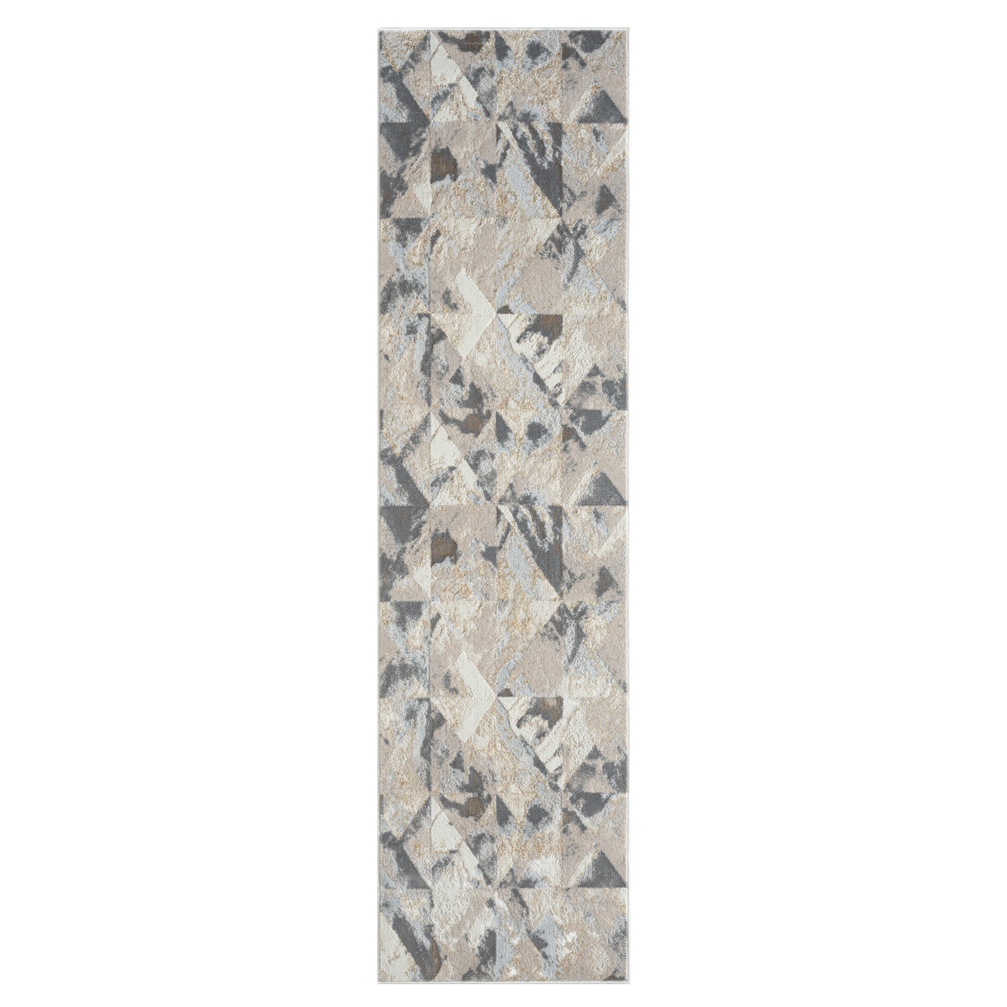 Astana 189 Slate Modern Hallway Runner Saray Rugs