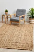 Asrin Basket Natural Jute Rug Unitex