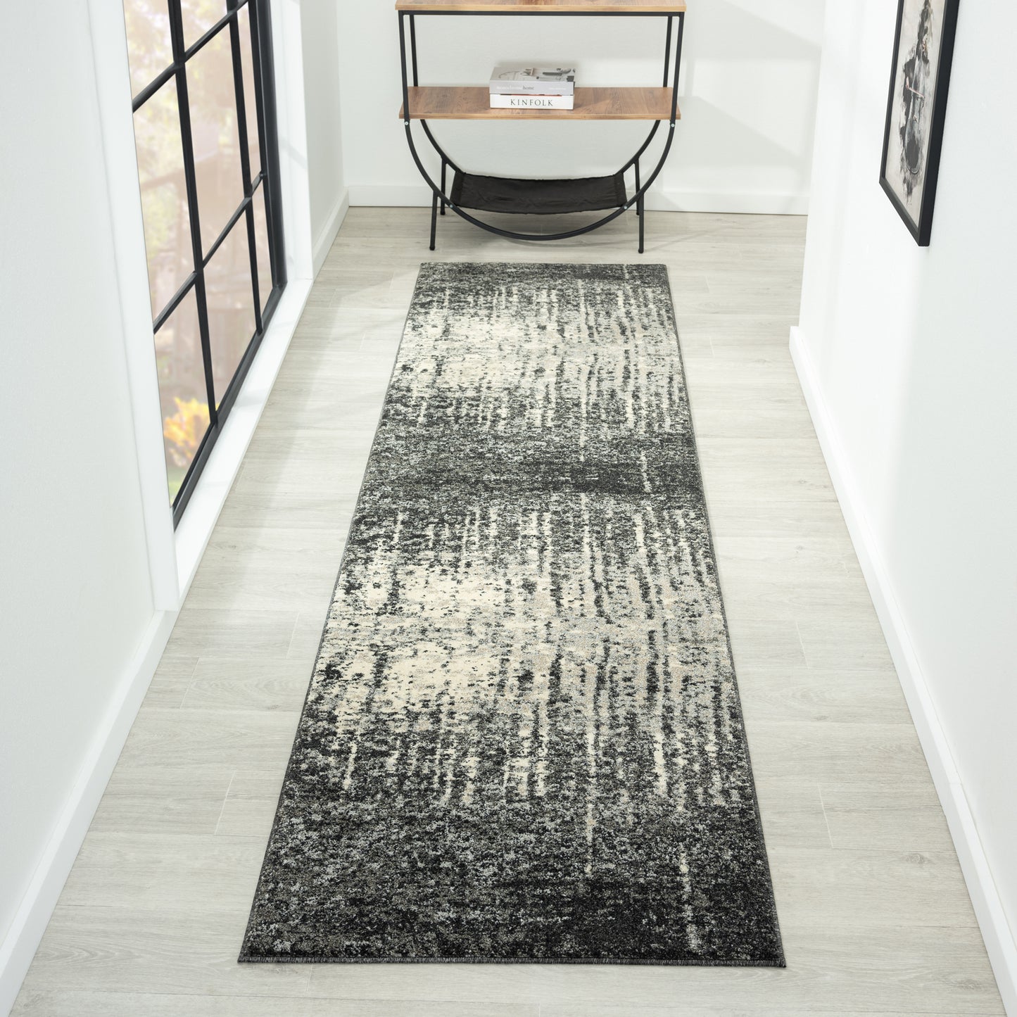 Astana 482 Ebony Hallway Runner Saray Rugs