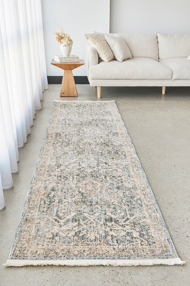 Botany Alvin Blue Runner Rug Rug Culture