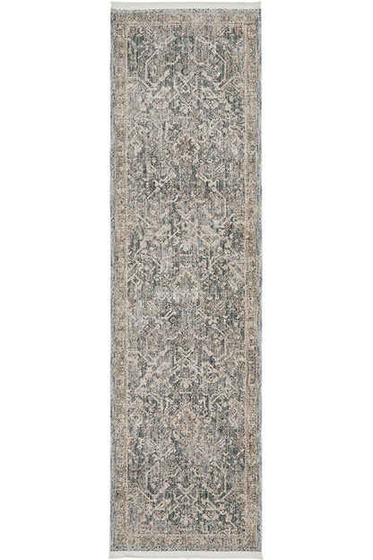 Botany Alvin Blue Runner Rug Rug Culture