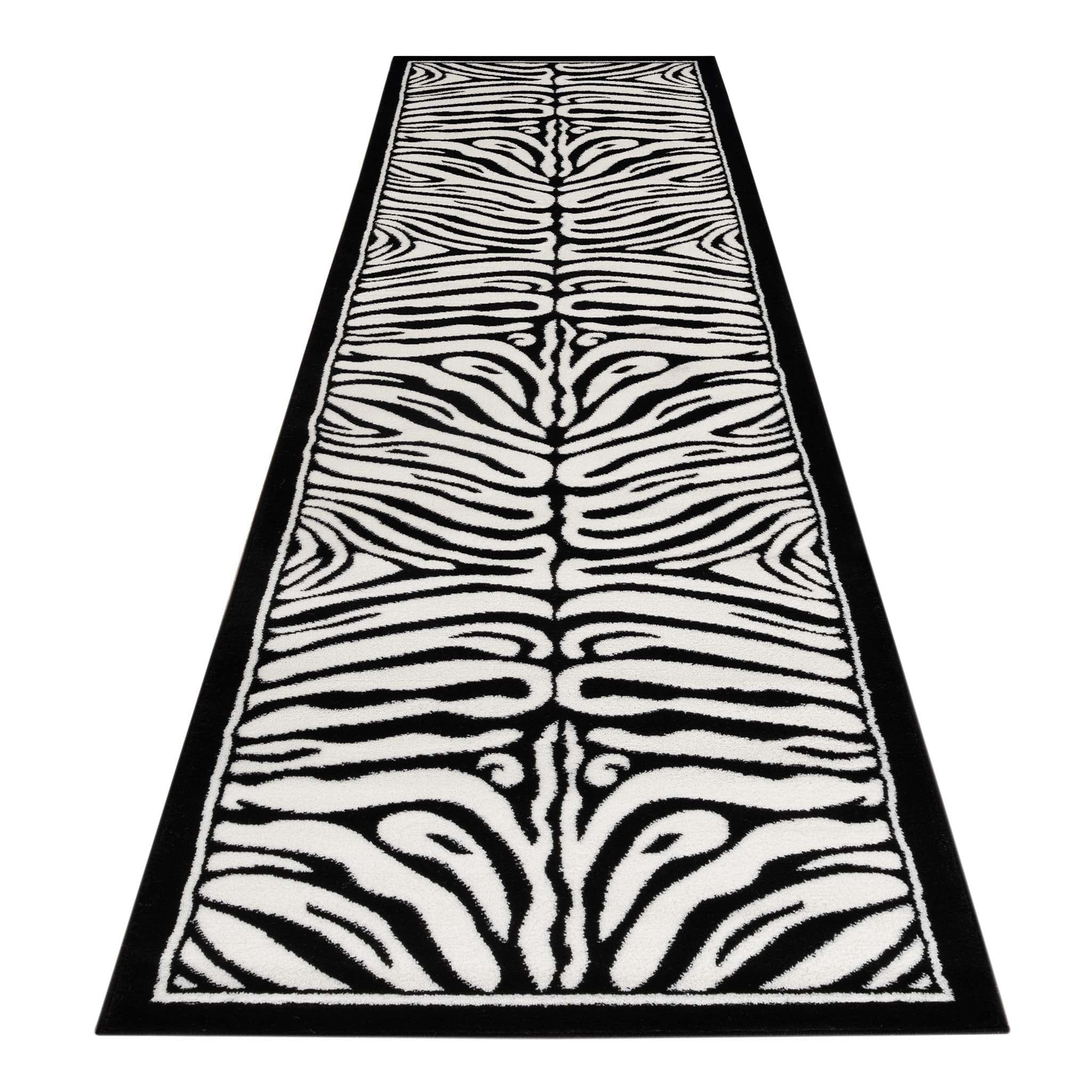 Chali 1820 Black Hallway Runner Saray Rugs