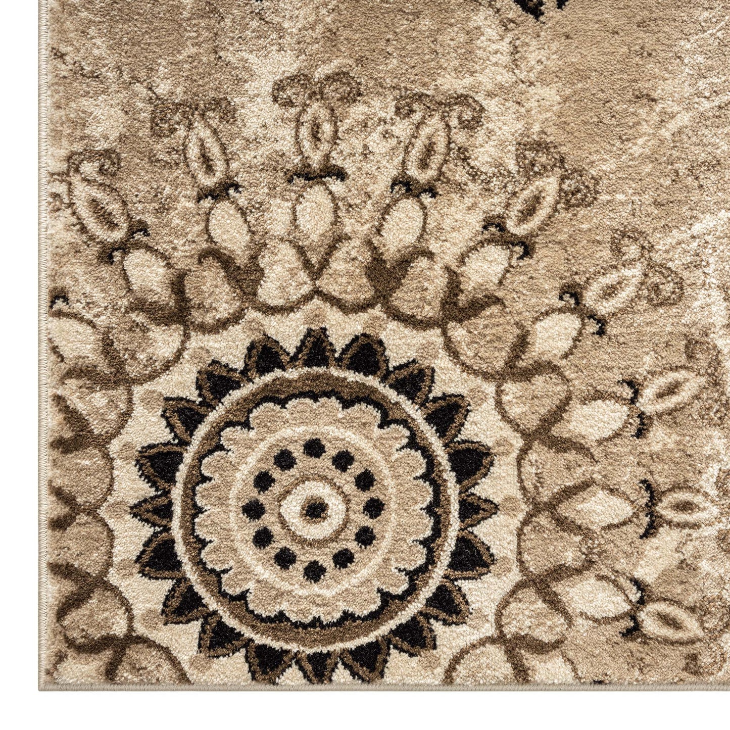 Chali 6447 Brown Hallway Runner Saray Rugs