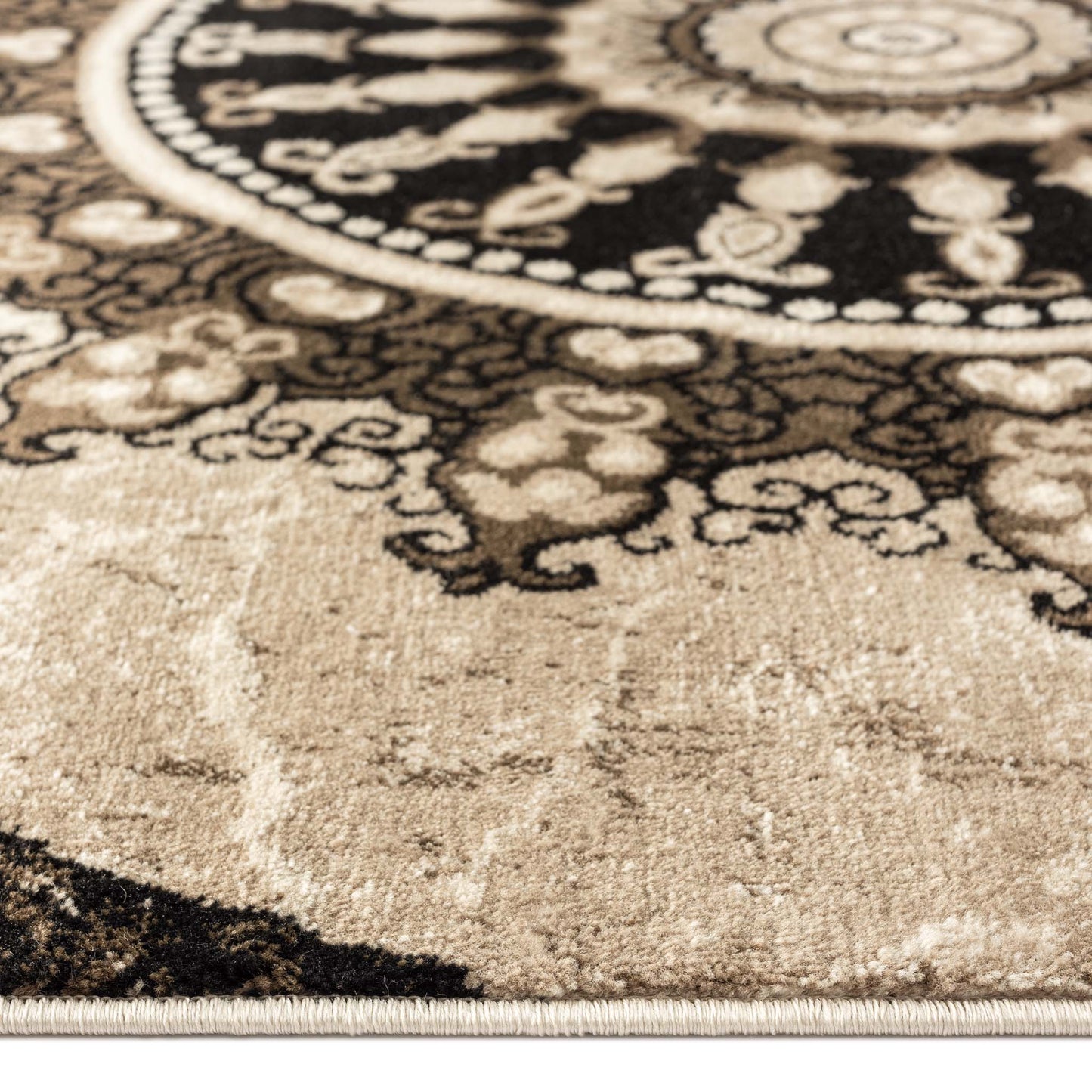 Chali 6447 Brown Hallway Runner Saray Rugs