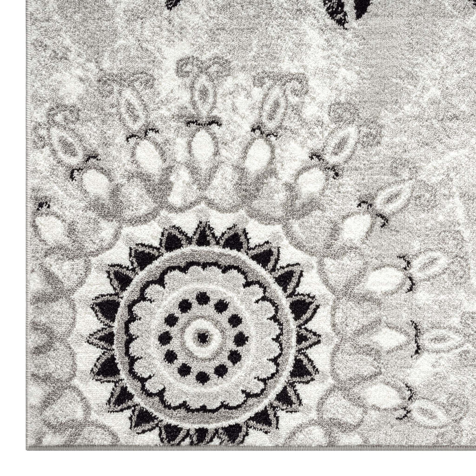 Chali 6447 Grey Hallway Runner Saray Rugs