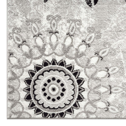 Chali 6447 Grey Hallway Runner Saray Rugs