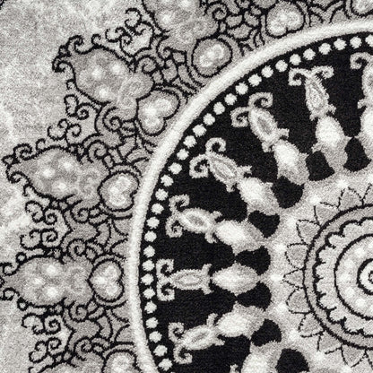 Chali 6447 Grey Hallway Runner Saray Rugs