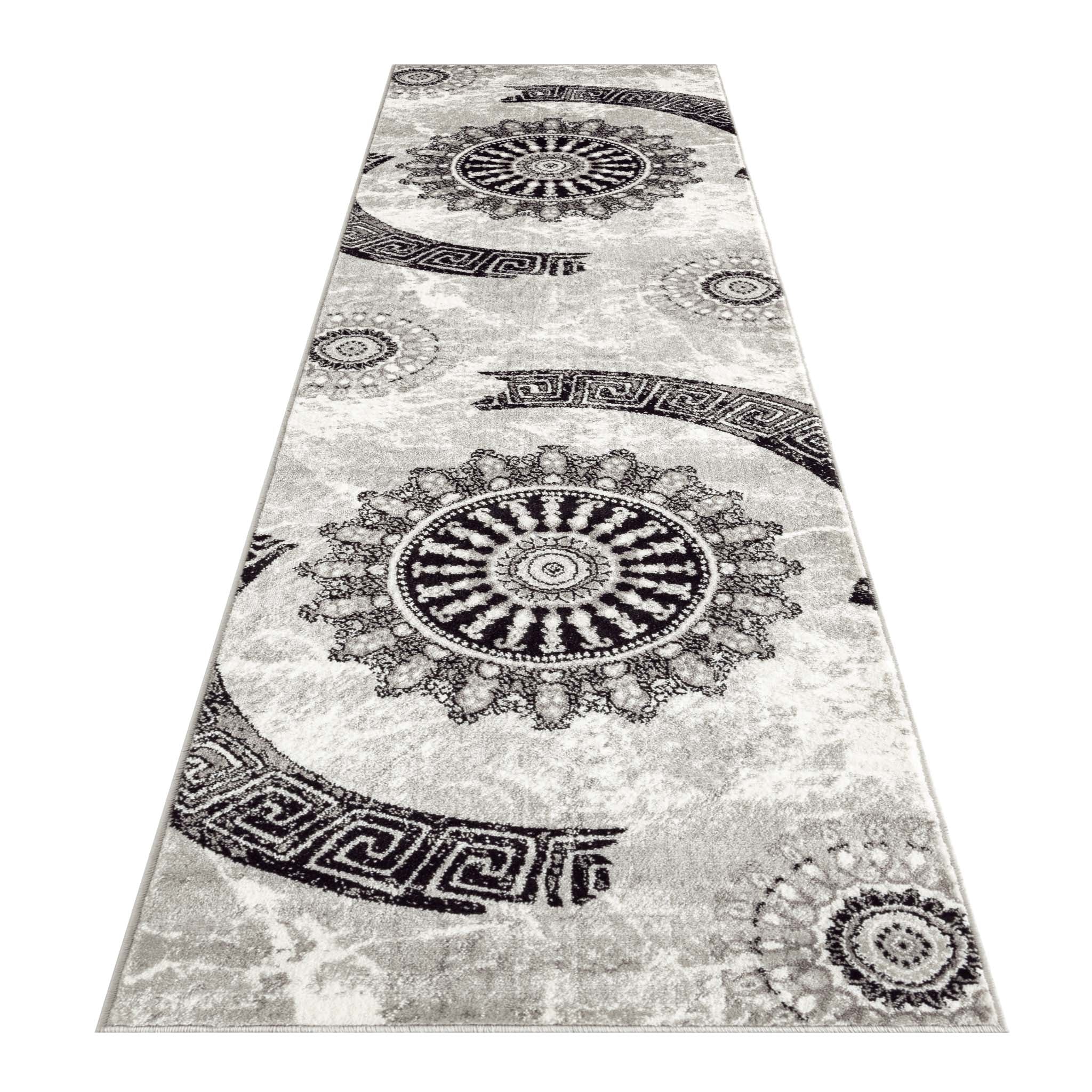Chali 6447 Grey Hallway Runner Saray Rugs