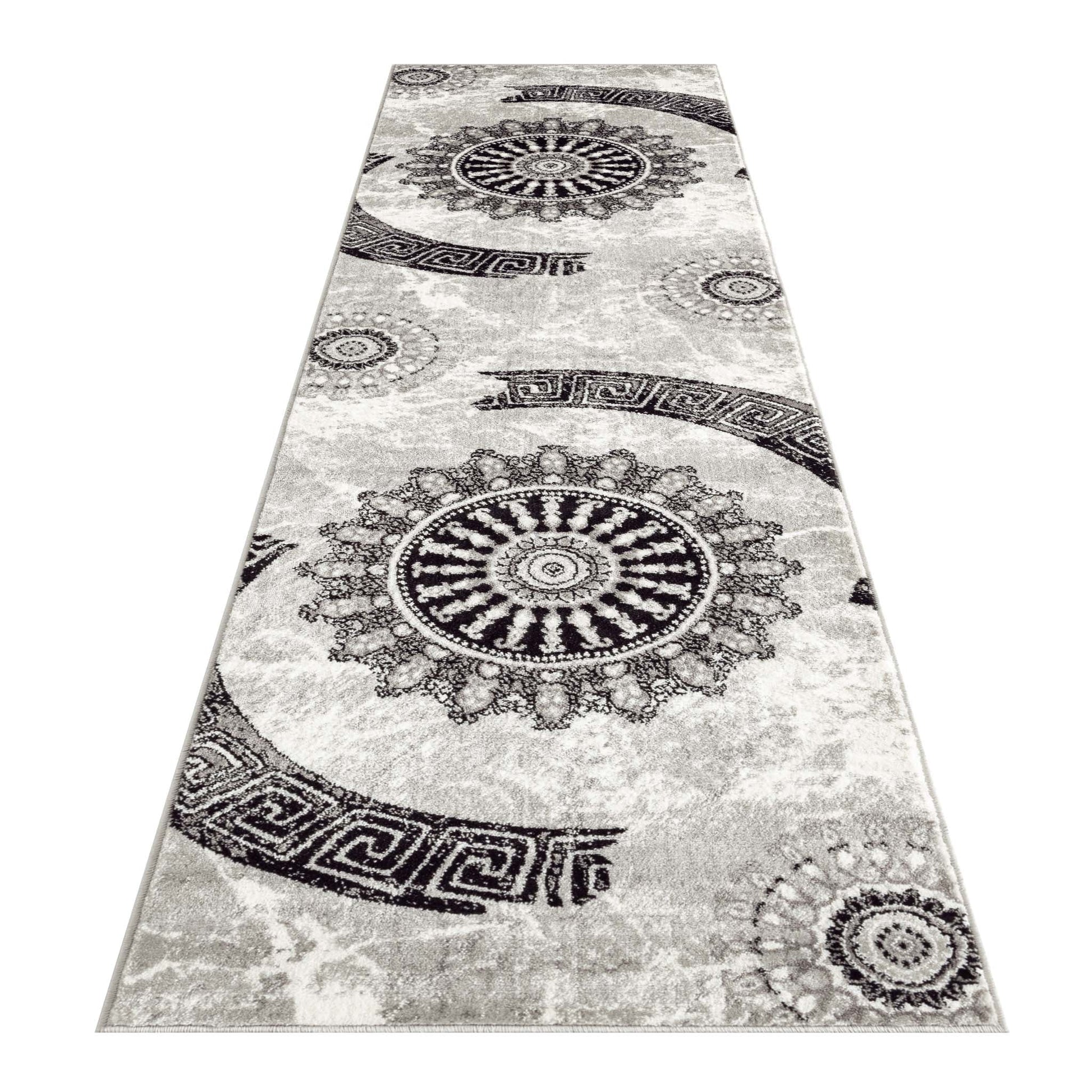 Chali 6447 Grey Hallway Runner Saray Rugs