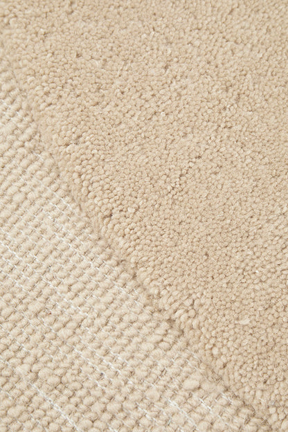 Camilla  Beige New Zealand wool Shape Rug Rug Culture