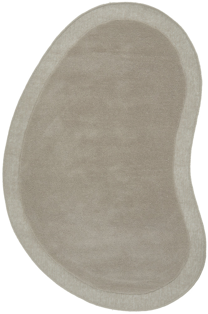 Camilla   Latte New Zealand wool Shape Rug Rug Culture