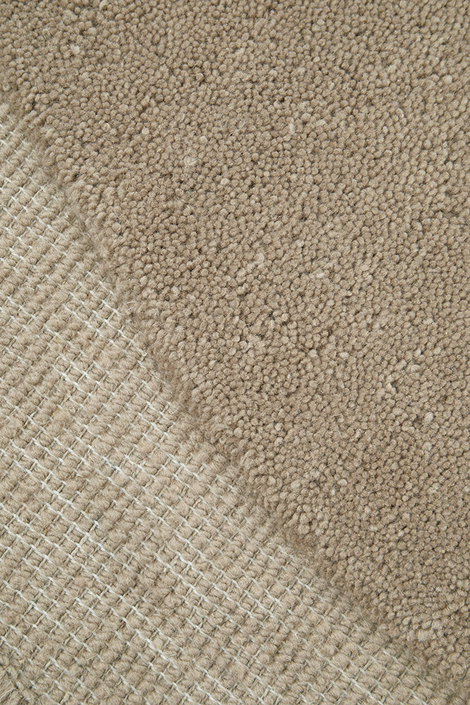 Camilla   Latte New Zealand wool Shape Rug Rug Culture