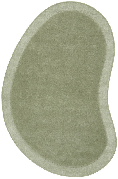 Camilla  Moss New Zealand wool Shape Rug Rug Culture