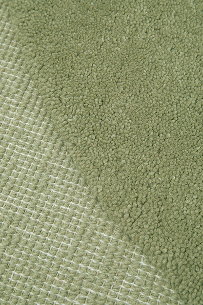 Camilla  Moss New Zealand wool Shape Rug Rug Culture