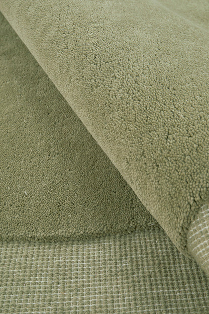 Camilla  Moss New Zealand wool Shape Rug Rug Culture