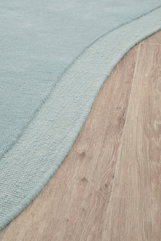 Camilla Sky New Zealand wool Shape Rug Rug Culture