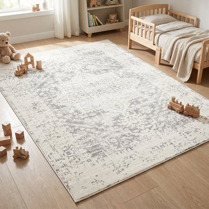 Cozy Asha Silver Rug Rug Culture