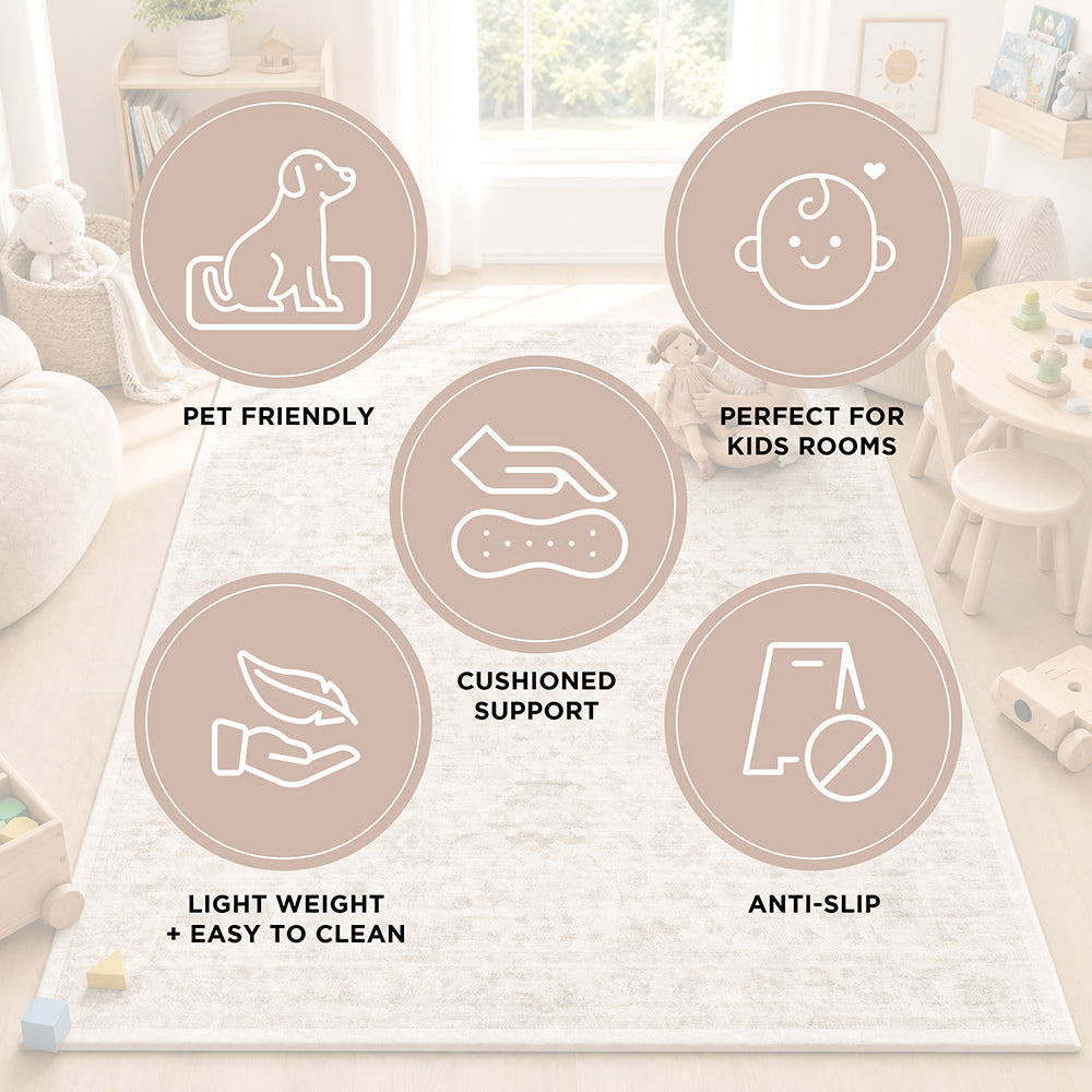 Cozy Asha Silver Rug Rug Culture