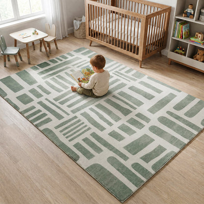 Cozy Wila Green Rug Rug Culture