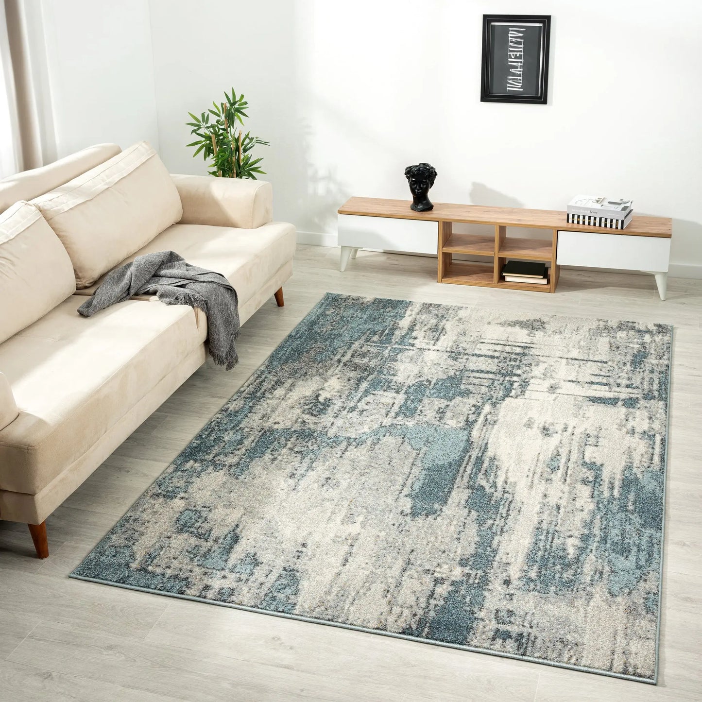 Canyon 516 Blue Modern Rug Saray Rugs