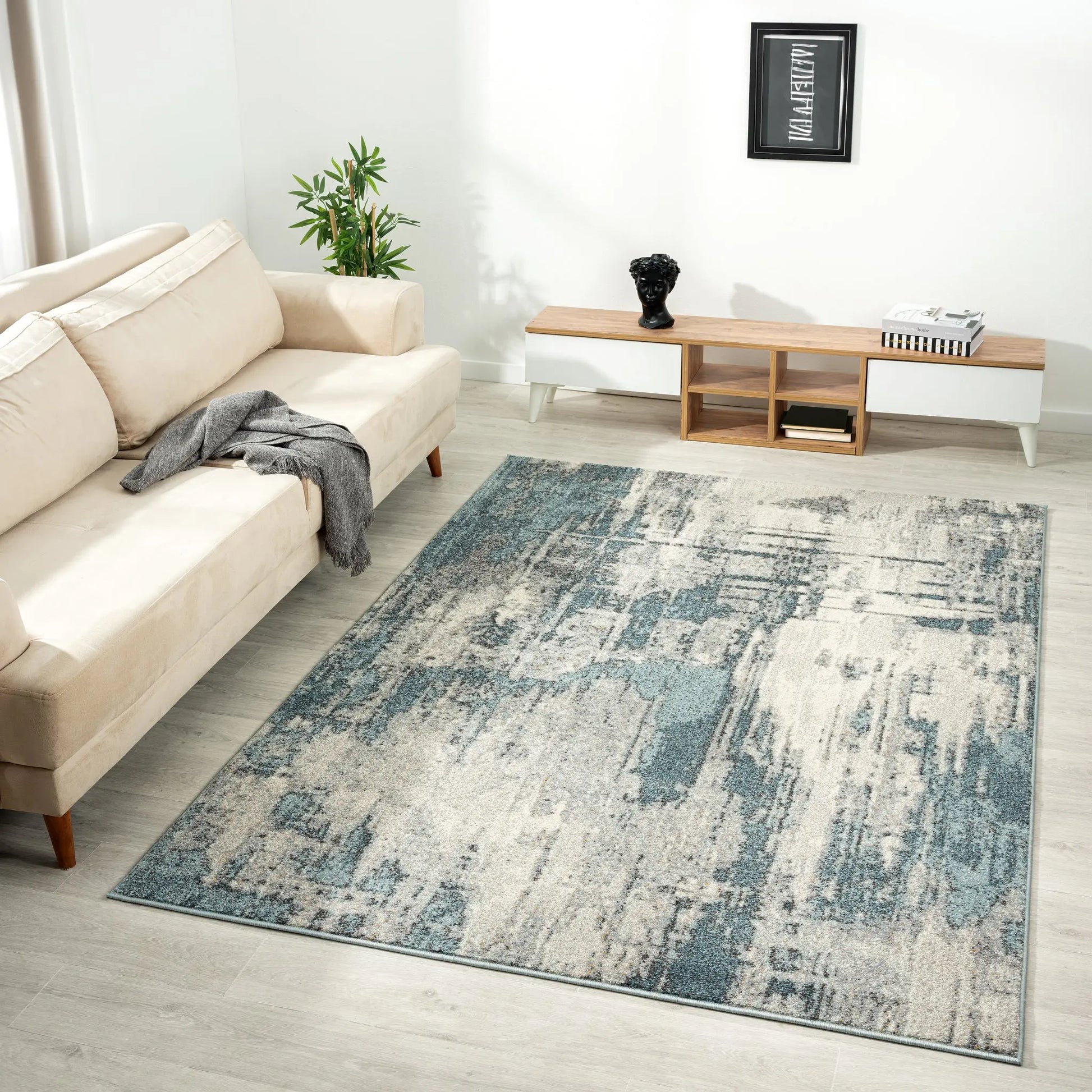 Canyon 516 Blue Modern Rug Saray Rugs