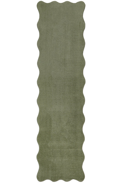 Everest  Green Washable Rug Rug Culture