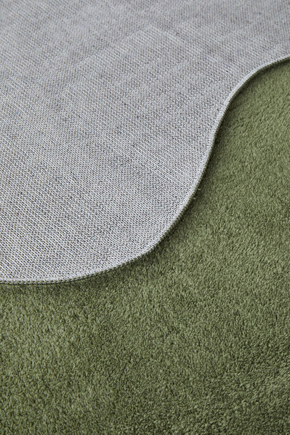 Everest  Green Washable Rug Rug Culture