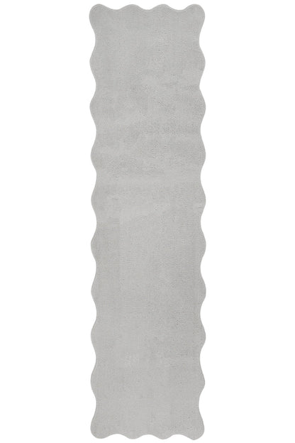 Everest Silver Washable Runner Rug Rug Culture
