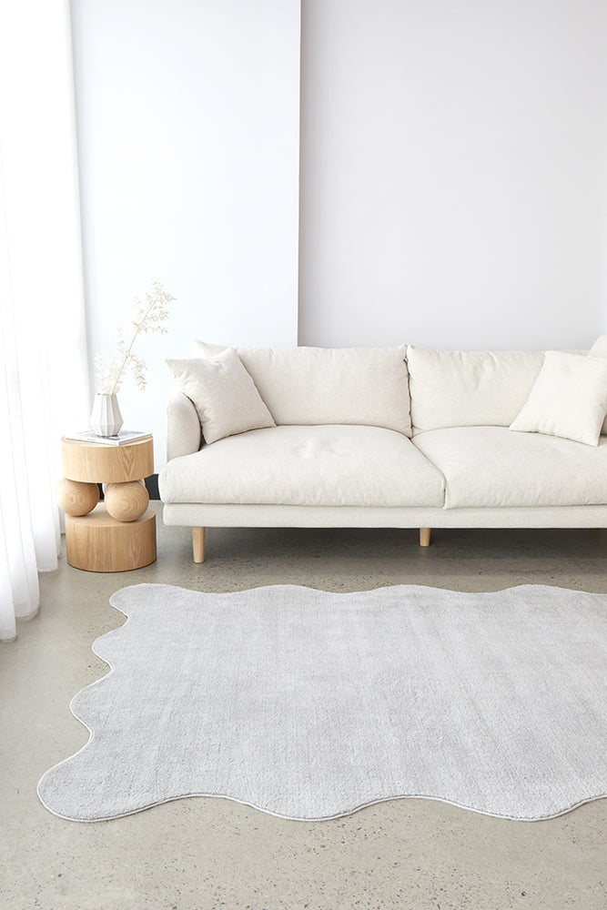 Everest Silver Washable Rug Rug Culture