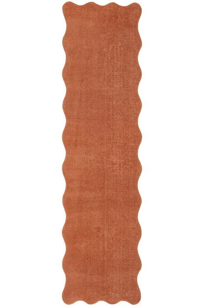 Everest  Terracotta Washable Rug Rug Culture