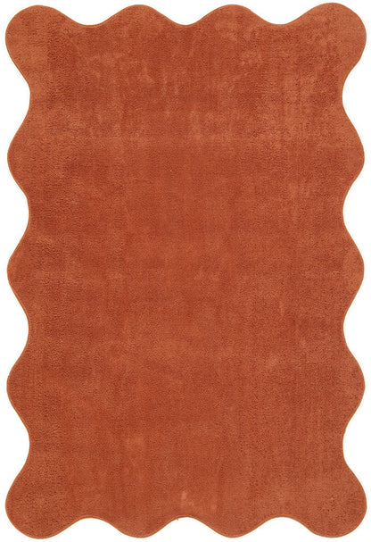Everest  Terracotta Washable Rug Rug Culture