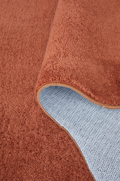 Everest  Terracotta Washable Rug Rug Culture