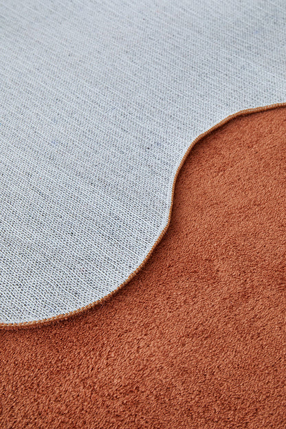 Everest  Terracotta Washable Rug Rug Culture