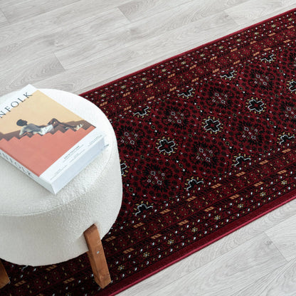 Empire 521 Red Hallway Runner Saray Rugs