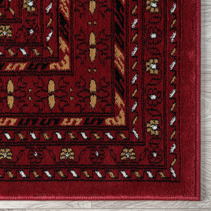 Empire 521 Red Hallway Runner Saray Rugs