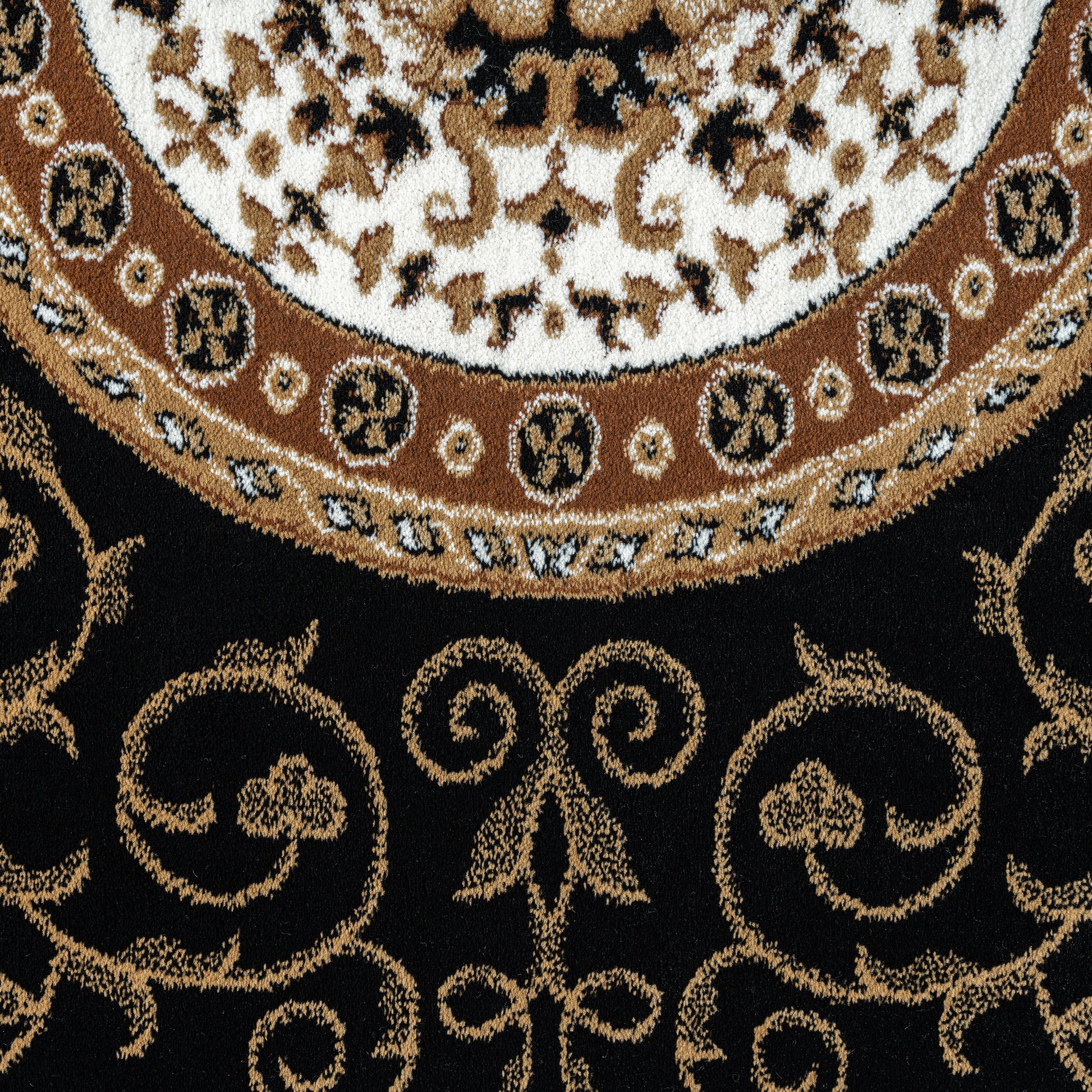 Oriental 511 black Traditional Hallway Runner Saray Rugs