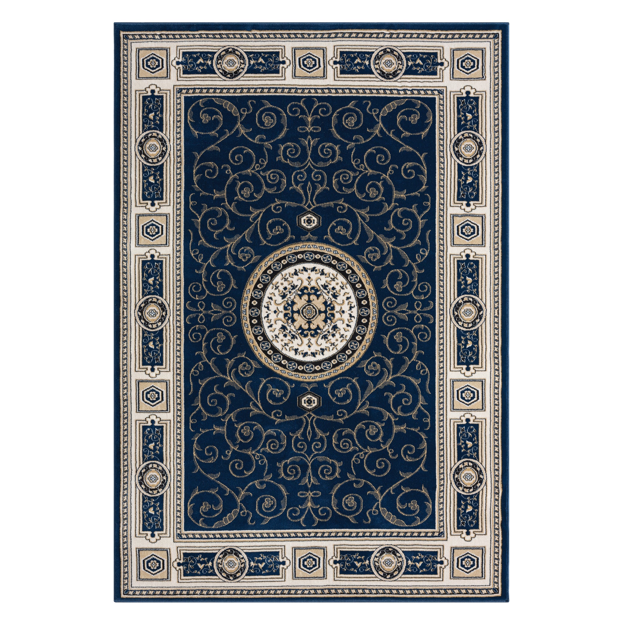 Buy Best Quality Oriental 511 Navy Traditional Rug Rugs at Star Rugs