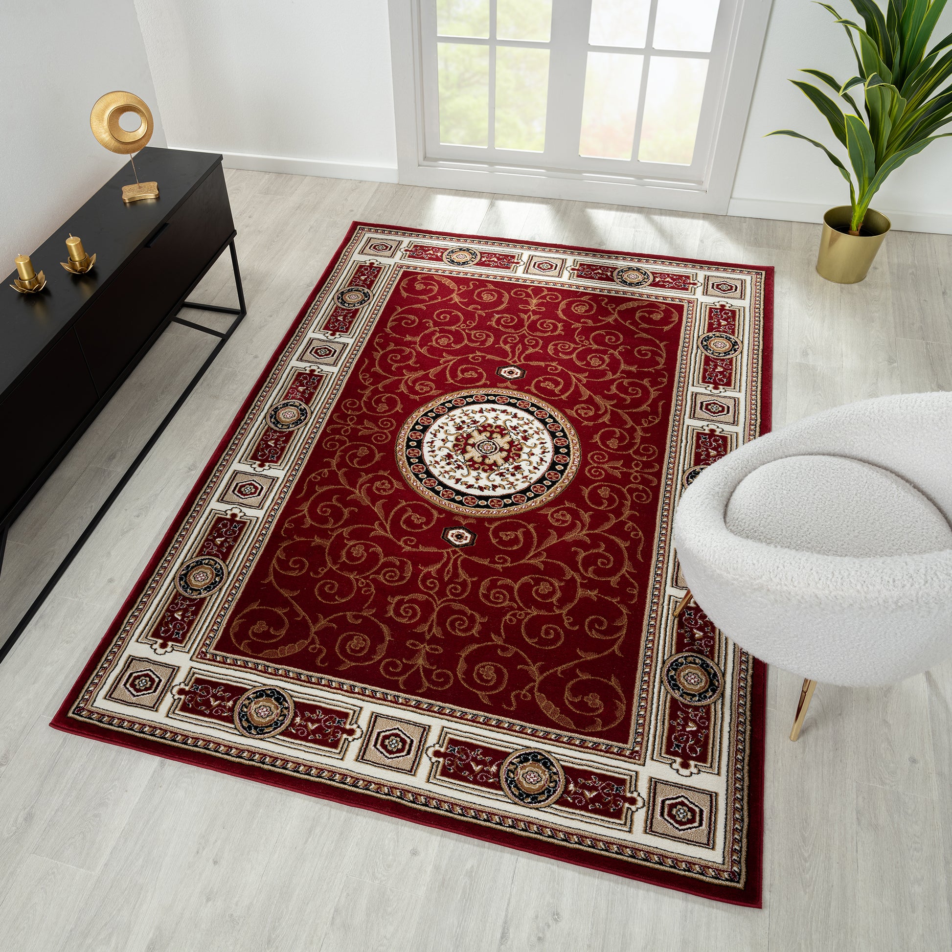 Oriental 511 Red Traditional Rug Saray Rugs