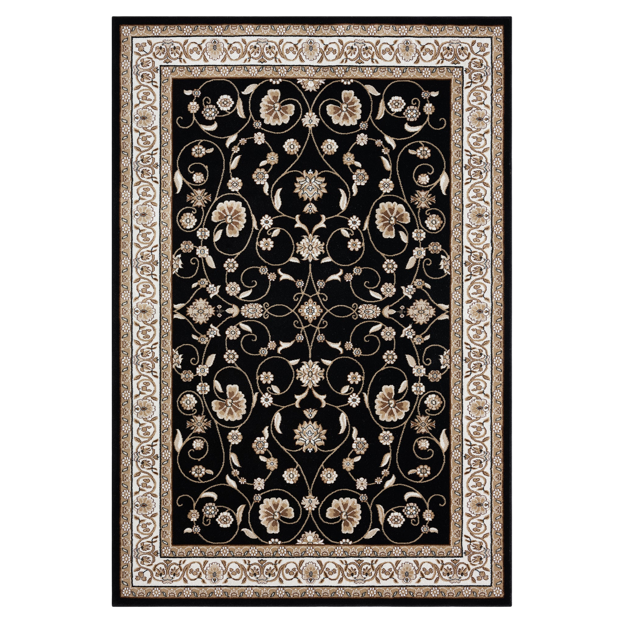 Buy Best Quality Oriental 512 Black Traditional Rug Rugs at Star Rugs