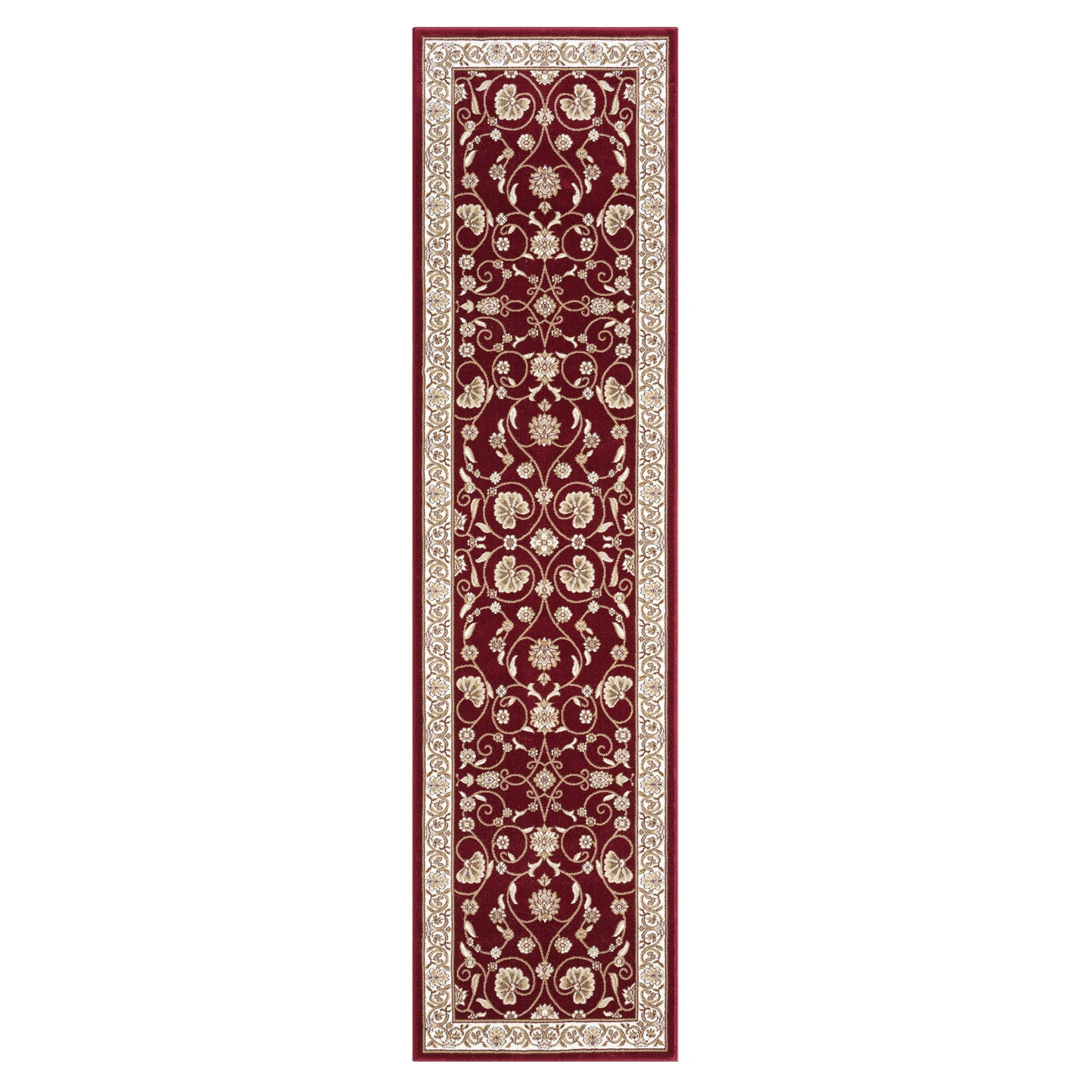 Oriental 512 Red Traditional Hallway Runner Saray Rugs