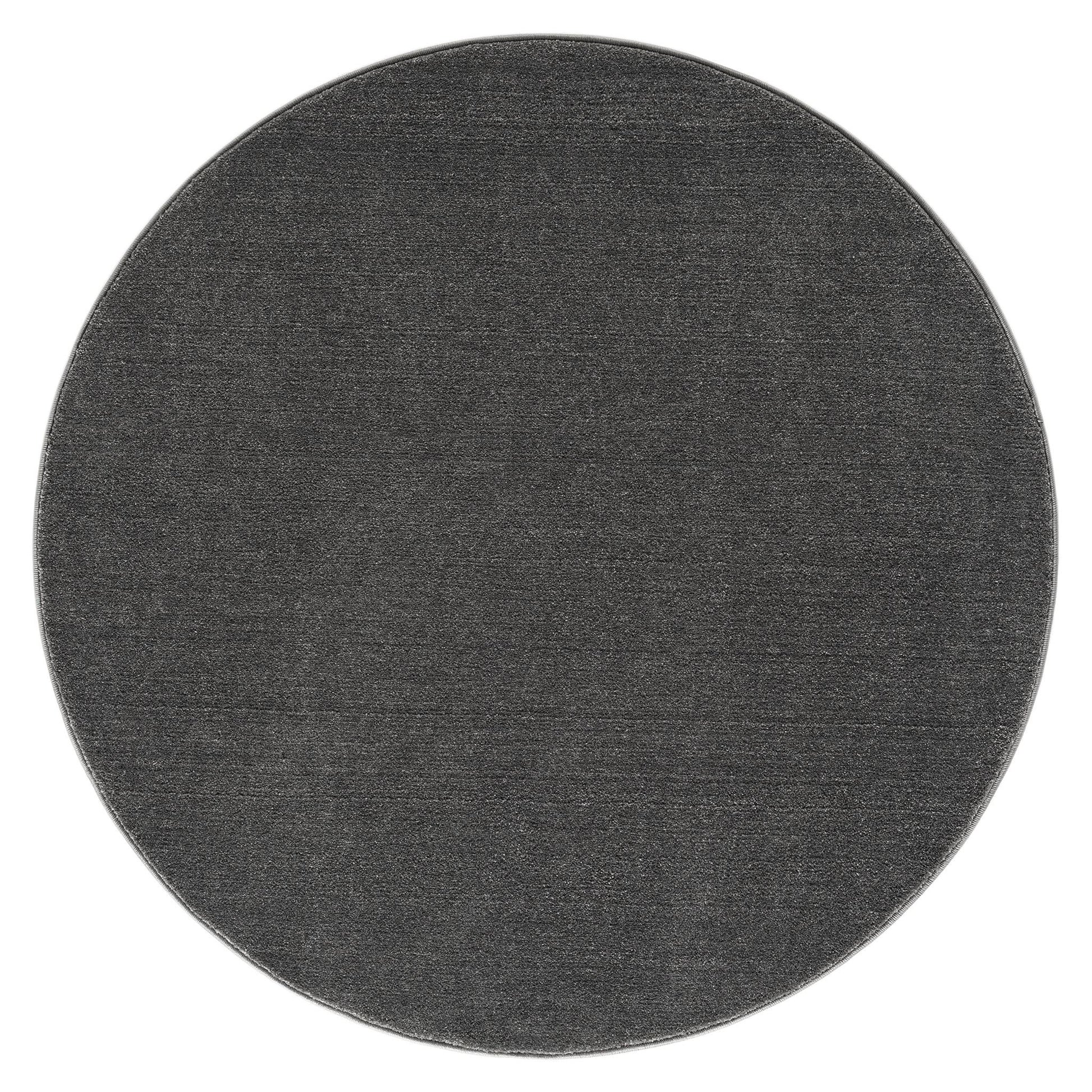 Europa 1000 Dk Grey Round Rug Saray Rugs