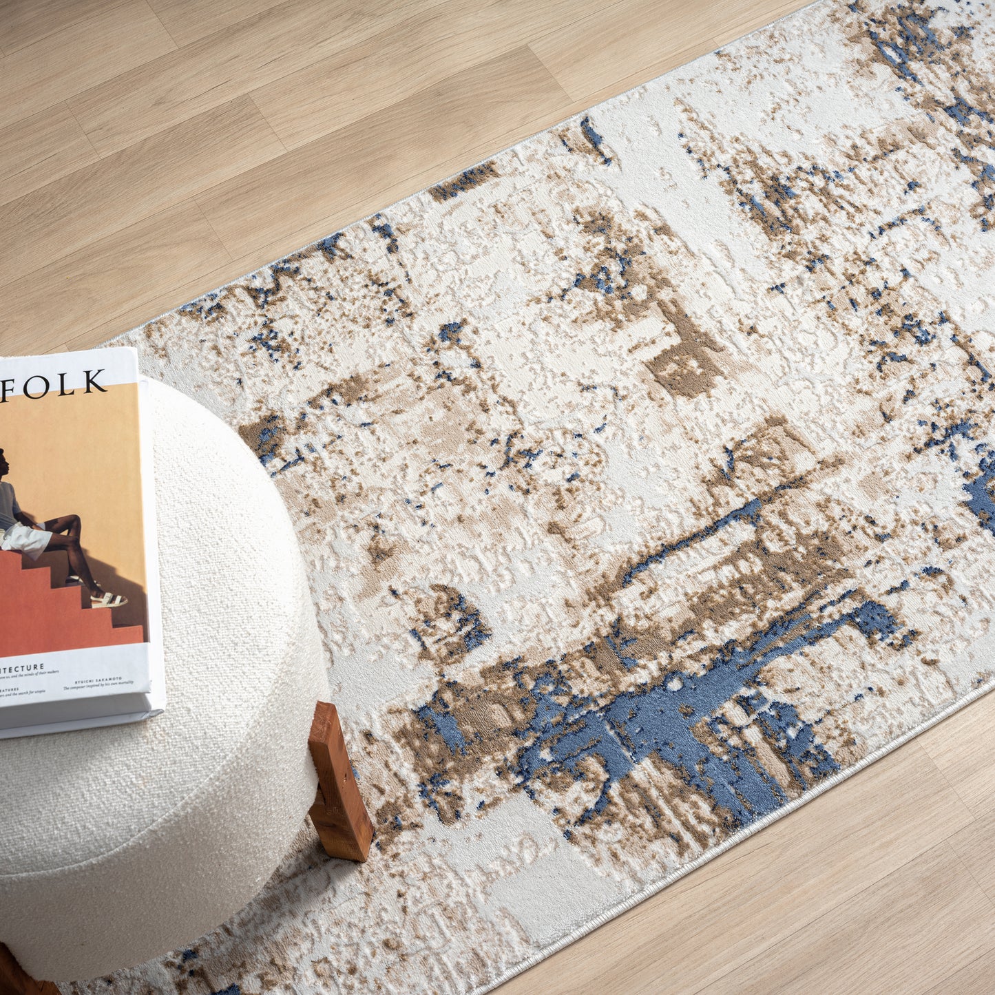 Fabled 475 Arctic Modern Hallway Runner Rug