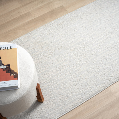 Fabled 477 pearl Modern Hallway Runner Rug