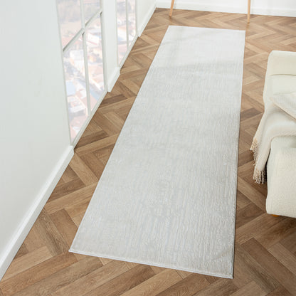 Fabled 477 pearl Modern Hallway Runner Rug
