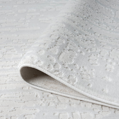 Fabled 477 pearl Modern Hallway Runner Rug