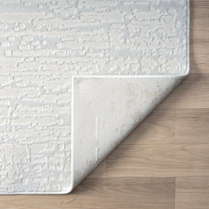 Fabled 477 pearl Modern Hallway Runner Rug