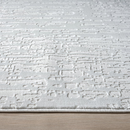 Fabled 477 pearl Modern Hallway Runner Rug