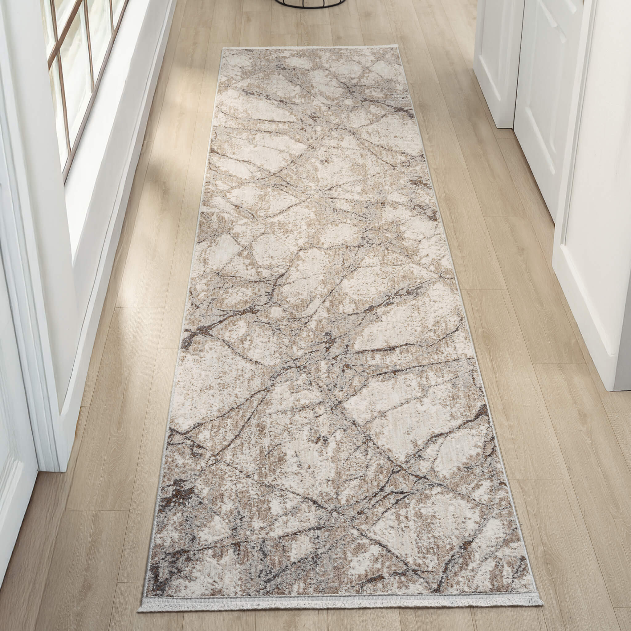 Glamvista 723 Ivory Runner Saray Rugs