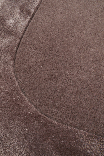 Hunter Grape Wool-Viscose Runner Rug Rug Culture